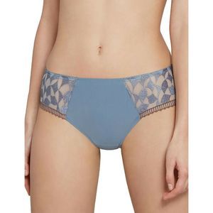 LOU Désinvolte Hipster Seamless Panty NWT Size Small in Blue/Purple